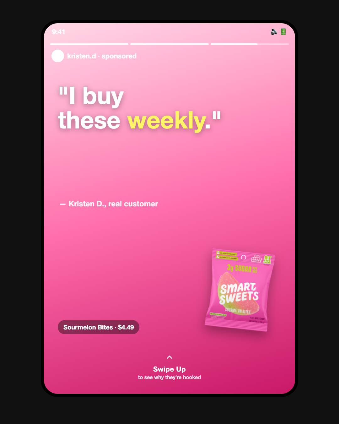 "I buy these weekly." — Kristen D.